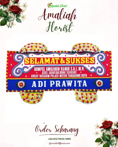 Karangan Bunga Ucapan Selamat patia